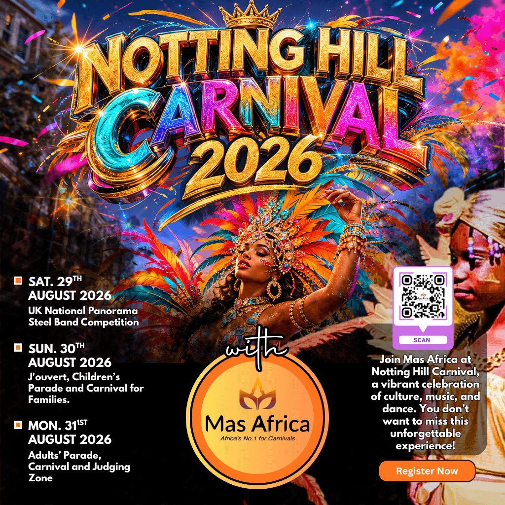 Notting Hill Carnival 2026. REGISTER NOW!