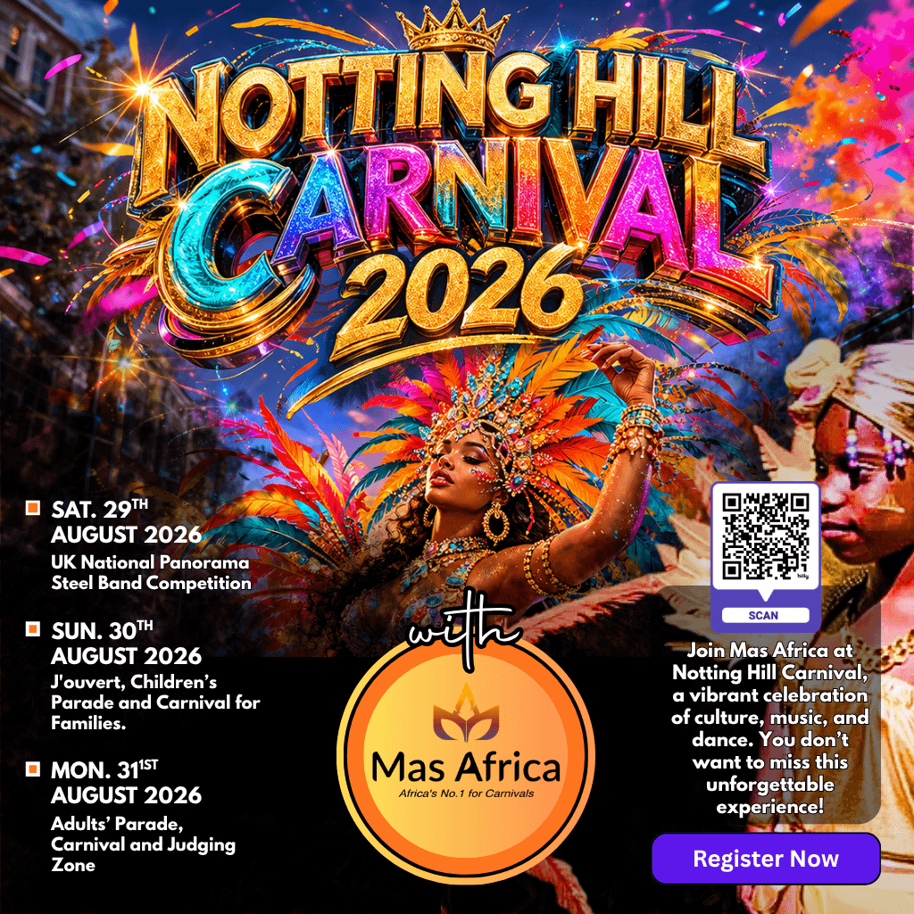 Notting Hill Carnival 2026. REGISTER NOW!